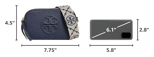 Image of Tory Burch Women's Mini Miller Crossbody Bag, Tory Navy, One Size