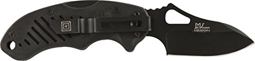 5.11 Tactical EDC DTP KNIFE Plain Edge-BLACK, Clam Pack