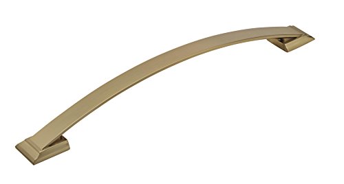 Image of Amerock | Appliance Pull | Golden Champagne | 12 inch (305 mm) Center to Center | Candler | 1 Pack | Drawer Pull | Drawer Handle | Cabinet Hardware