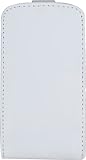 Funda con tapa para HTC Desire C, color blanco