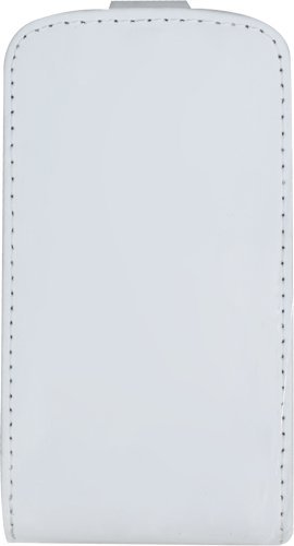 Funda con tapa para HTC Desire C, color blanco