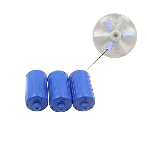 Image of spareplanet Roller Belan Pulsator Compatible with Samsung Top Load Fully Automatic Washing Machine (Set of 3 Pieces)(Match & Buy) Match Roller Length 7 cm with Old Rollers