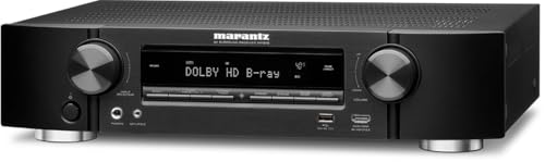 Marantz NR1510 5.2-Kanal AV-Receiver, HiFi Verstärker, 50W, 4K, Dolby Audio, HEOS Built-in, 6 HDMI...