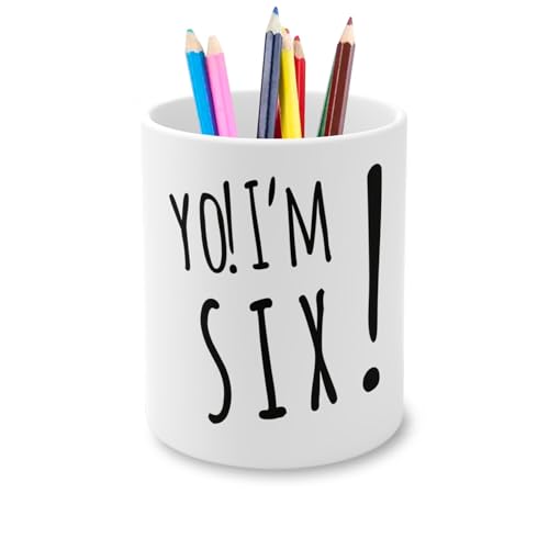 Dimensioni: altezza 9,5 cm, diametro 8,2 cm, dimensione ideale per una scrivania ordinata
