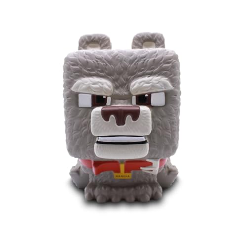 Just Toys – Minecraft Movie Mighty Mega Squishme, Dennis the Wolf 10"
