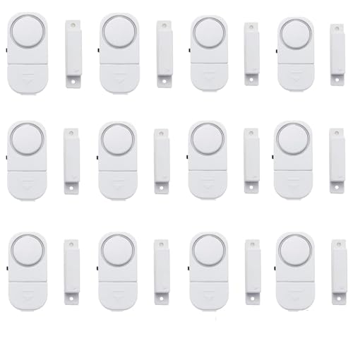 12 Pack Wireless Window Alarm for Kids Safety - Personal