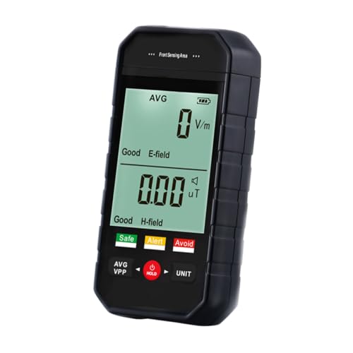 HEALEEP Meter Sound Light Alarm Emf Meters for Electrical Detector for Emf Readers 1 Field Magnetic Field Tester