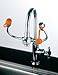 Eyewash, Faucet Mount, 6-3/4 W, 2 D