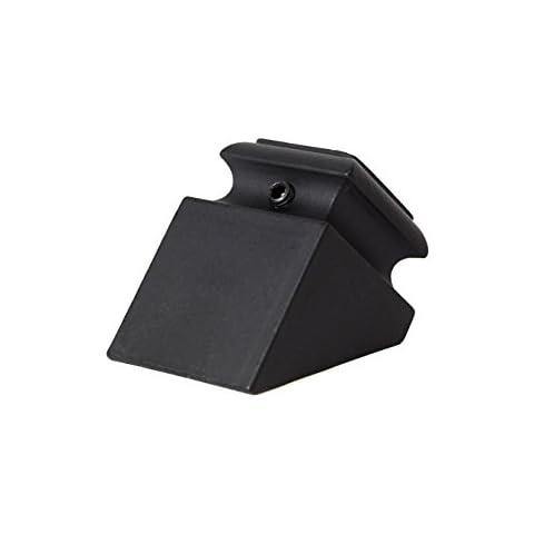 SH904 - Iron Baluster Shoes - Slant Shoe with Screw - for Use with 1/2" Square Balusters - Set of 10 (Satin Black) Cover