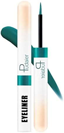 Espoce Liquid Eyeliner, Dark Green Eyeliner Liquid Liner Quick-Drying, Ultra-Fine Long-lasting Colored Eyeliners High-pigmented Colorful Eyeliners for Eye Makeup 0.12 Oz (Dark green)