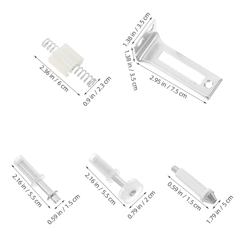 Charnière pivot fer pour porte double avec support robuste - 3