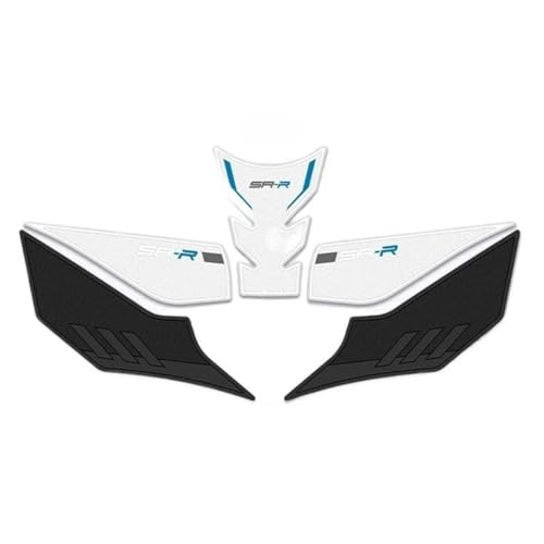 Antideslizante depósito motocicleta 675SR-R con agarre lateral optimizado en curvas