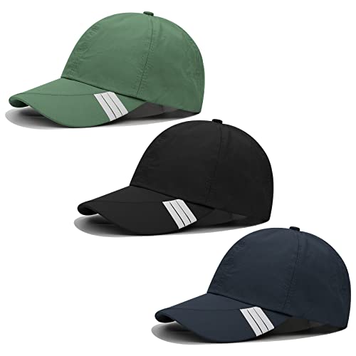 Croogo Quick Dry Baseball Cap Outdoor Uv Protection Sun Hats Moisture Wicking Ball Cap Curved Bill Sports Cap,Green-Cp04 #TOP6