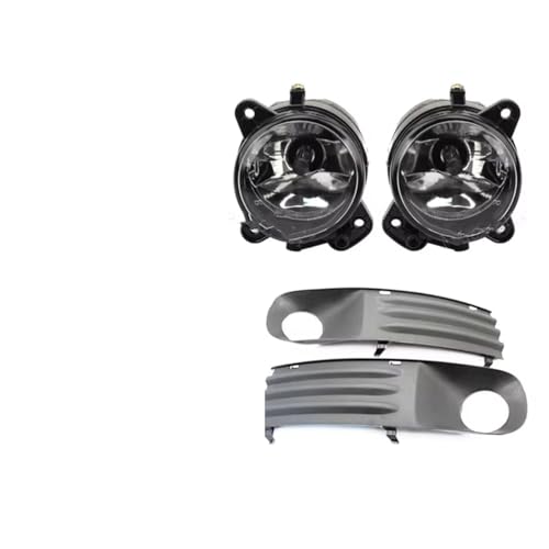 Feu antibrouillard pour VW Transporter T5 Multivan 2003-2010 avec cache noir et cadre halogène