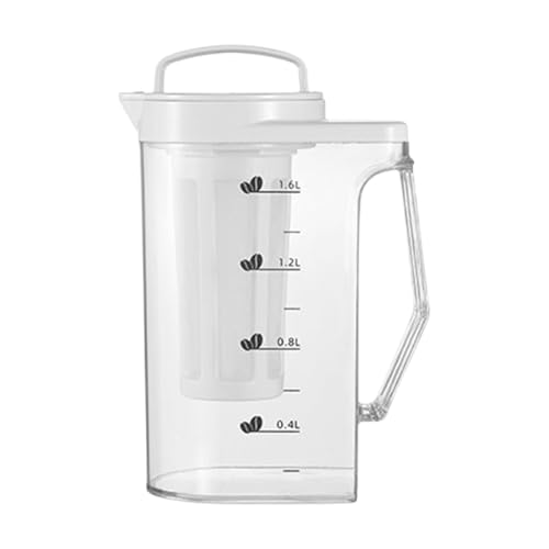 Image of Cold Brew Coffee Maker Iced Coffee Brewer for Lemon Water Kitchens Household 1.6L
