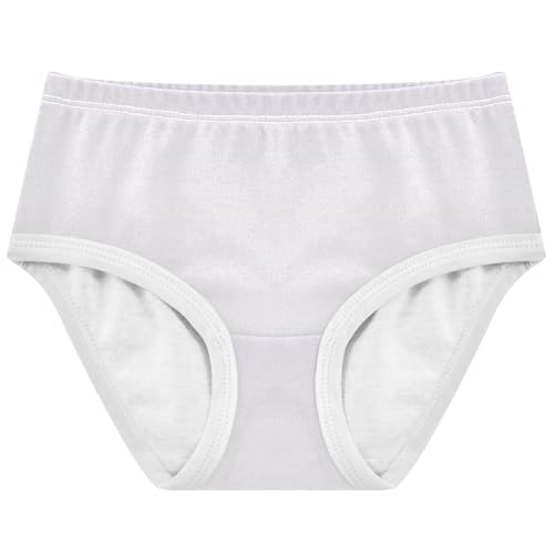Joisal Girls Underwear Toddlers 2t Cotton Cute Panties Girl Durable Kids Briefs Undies White Gradient