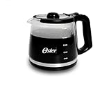 Jarra de Repuesto para Cafetera, 12 Tazas, 16.1 cm de Altura, Compatible con Modelos Oster BVSTRC12,...