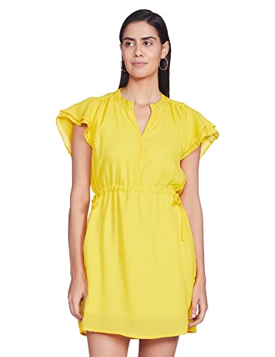 Image of SERA Women's Georgette A-Line Midi Dress