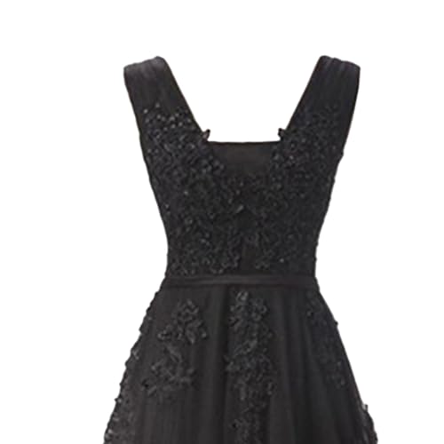 Robe de mariage invitée chic broderie de luxe et grand col en V - 5