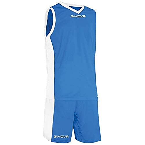 GIVOVA Power Tenue de Basket, Homme, Power, Multicolore (Azzurro/Bianco)