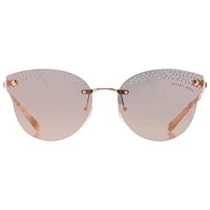 Michael Kors Astoria Rose Gold Mirrored with Crystals Butterfly Ladies Sunglasses MK1130B 11084Z 59