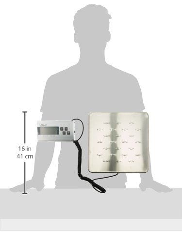 Escali Granda Platform, 264 Lb / 120 Kg Variation Scale, 1X1, Silver #TOP2