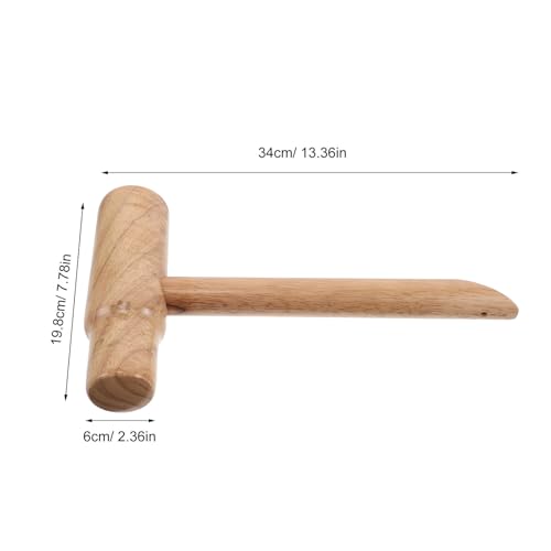 Martillo de madera resistente para moldear guantes de softball 2