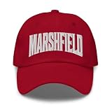 Marshfield Baseball Cap Marshfield Dad Hat Wisconsin WI Hat Embroidered Souvenir Cranberry