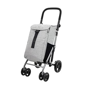 CARLETT | Einkaufstrolley mit 4 Rädern | Lett430 CLASSIC duo | Zusammenklappbarer Einkaufswagen mit großer Kapazität…