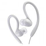 JVC HAEBX85W Inner Ear Sports Clip Headphone (White)