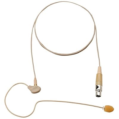 AKG Acoustics C111LP High Performance Lightweight Omnidirectional Ear Hook Microphone, 60Hz-15kHz Frequency Response, 1.8kOhms Impedance, 3 Pin Mini XLR Connector