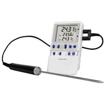Digi-Sense-AO-37804-04 Calibrated High-Accuracy RTD Freezer Digital Thermometer, SS Probe