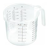 Tescoma 630408 Delicia Brocca con Scala graduata, misura in grammi e litri fino a 1 litro, Plastica BPA Free