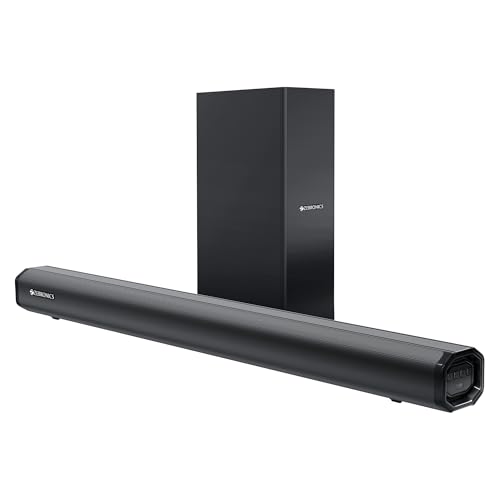 ZEBRONICS Juke BAR 3903 Soundbar, 80 Watts, Virtual 5.1 Surround, Dual Driver Soundbar, 4.5" Subwoofer, Bluetooth v5.1 | HDMI (ARC) | USB | AUX, Wall Mountable - Image 2