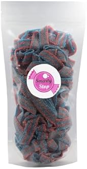 Smarty Stop Every Sour Belts Flavor Gummy Candies 1 Pound (Blazpberry)