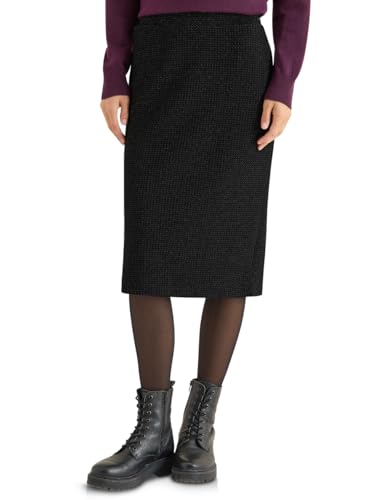 Jupe midi en satin Cecil 3610188 coupe droite aux finitions soignées