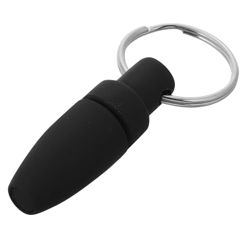 GALPADA Poinçon à Cigare Portable en Acier Inoxydable et Plastique Noir Porte-Clés Perforateur Compact pour Cigares en Plein Air Outil Multifonction pour Couper et Percer Voyage et