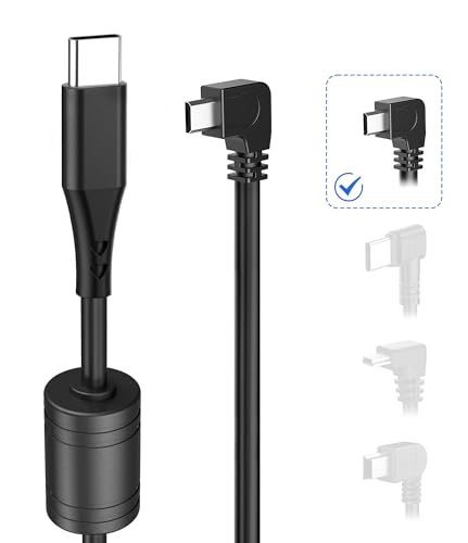 Gonifeto Dash Cam Power Cord, 6Ft USB C to Micro USB Dashcam Charger Cable