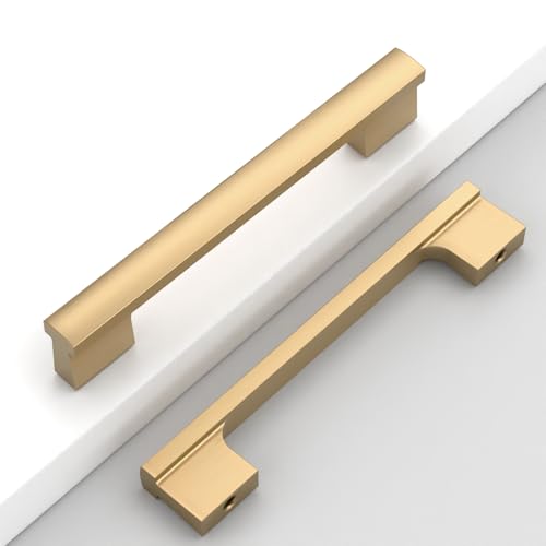 Coinkoly Champagne Bronze Cabinet Handles Kitchen Pulls 5 Inch 12 Pack