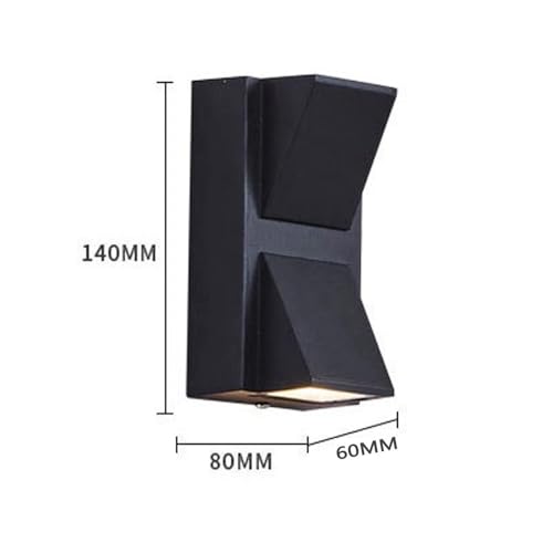 Image of blissbells 10W IP65 Waterproof Lamp K Shape Fancy Wall Light for Wall Up & Down Wall Lamps - Outdoor Wall Lights for Elevation,Garden & Patio Lights (2 Way Angular)