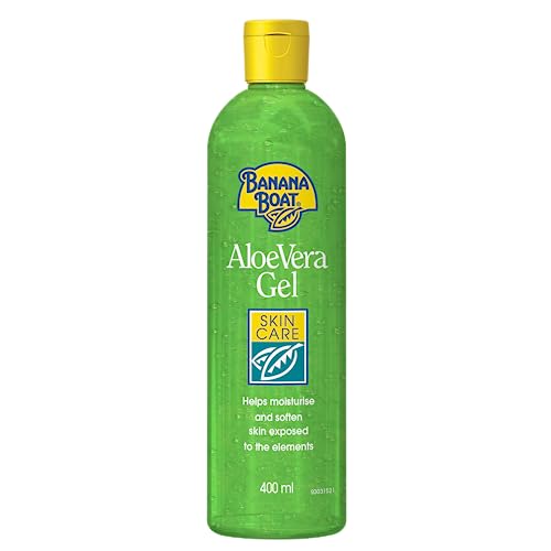 Banana Boat Aloe Vera Gel After Sun Moisturises and softens skin Soothing Fast Absorbing With Aloe Vera and Vitamin E 400 ml