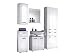 Produktbild trendteam smart living - 5-teilige Badkombination Badmöbel - Badezimmer - Skin - Aufbaumaß (BxHxT) 200 x 182 x 31 cm - Farbe Weiß Hochglanz - 111690501