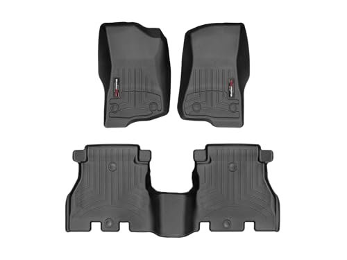 WeatherTech Custom Fit FloorLiners for Jeep Wrangler 4-Door, Rubicon 392,...