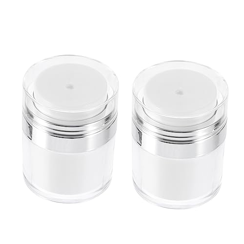 WRITWAA 2Piezas Portátil Para Cosméticos Contenedores De Loción Sin Aire