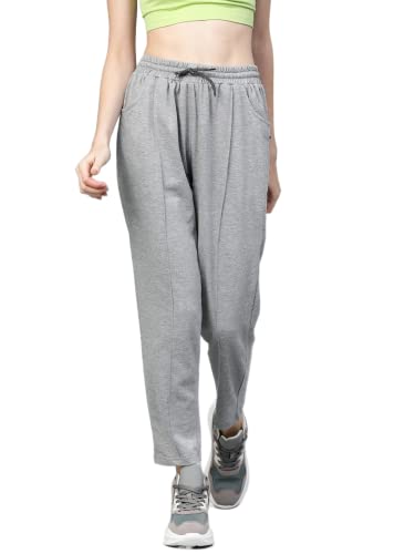 Image of Hubberholme Women's Cotton Blend Regular Fit Typography Track Pants