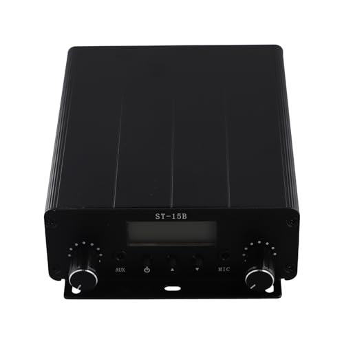 Transmisor Estéreo FM PLL Cenei de 15W con Entrada Lotus para Emisión de Audio Inalámbrica