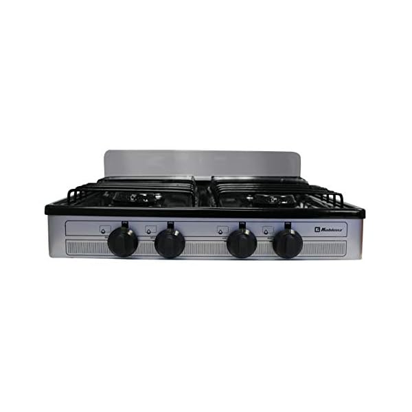 Koblenz PSK400S 4Burner Gas Stove, Silver The Community Connection