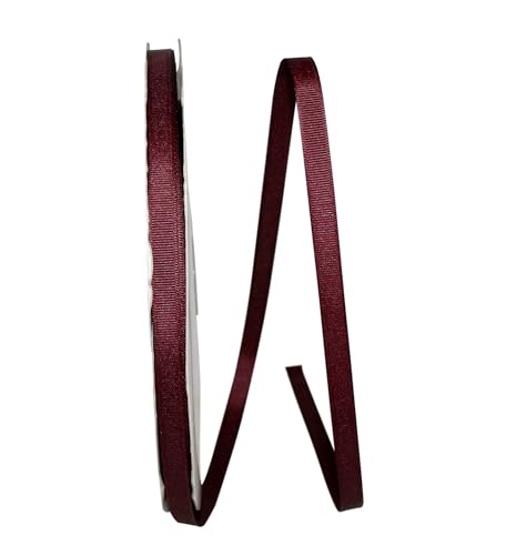 Reliant Ribbon 4900-090-15C Grosgrain Style Ribbon, 3/8 Inch X 100 Yards, Burgundy