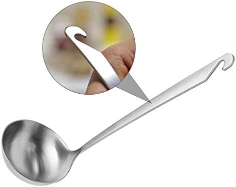 Spoon 1Pc Soup Spoons Stainless Steel Kitchen Soup Cooking Spoon Hot Pot Long Handle Ladle Spoon Spoon