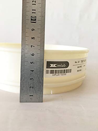 KimLab PL20 Test Sieve #180 / 88μm Mesh Size,Nylon Mesh Cloth, Plastic Frame,20cm Diameter